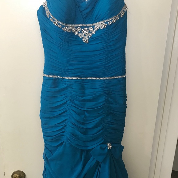 NWT Mermaid Blue Dress - Picture 4 of 4